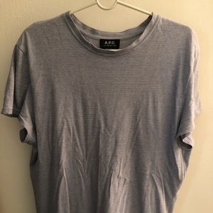 Men’s APC striped t-shirt